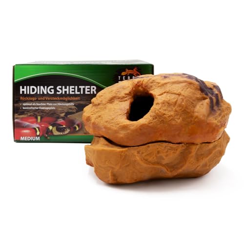 Hiding Shelter medium Sandstone - Die Höhle ist ideal als Versteck für Reptilien, Amphibien und Wirbellose - Terrarium Wetbox für die Eiablage in Sandstein von Terra Exotica