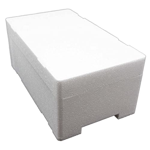 Styroporbox/Thermobox - 5,0 Liter - 38 x 22 x 16 cm/Wandstärke 3 cm - Styrobox von Terra Exotica