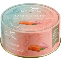 Sparpaket Terra Felis 24 x 80 g - Lachs & Huhn von Terra Felis