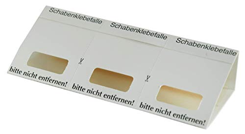 Terrabest Heimchenfalle Schabenfalle giftfrei Klebefalle Heimchenfallen 18 Stück mit integriertem Lockstoff (6x3) von Terrabest