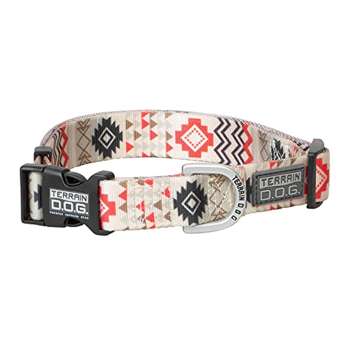 Terrain D.O.G. - Kletter-Grade Schlauchgewebe – Premium gemustertes Snap-N-Go verstellbares Hundehalsband von Terrain D.O.G.