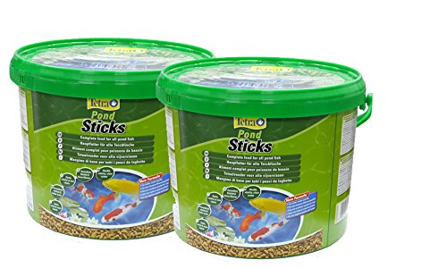 2 x 10 L Tetra Pond Sticks Gartenteich Fischfutter Futtersticks für Teichfische von Tetra GmbH