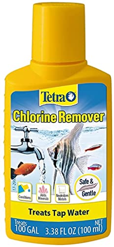 Tetra Chlorentferner, pflegt Aquariumwasser für den Einsatz in Aquarien, 100 ml von Tetra