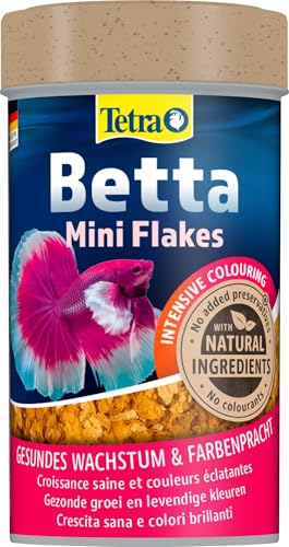 Tetra Betta Flakes - Fischfutter in Flockenform, speziell entwickelt für Kampffische und andere Labyrinthfische, 100 ml Dose von Tetra