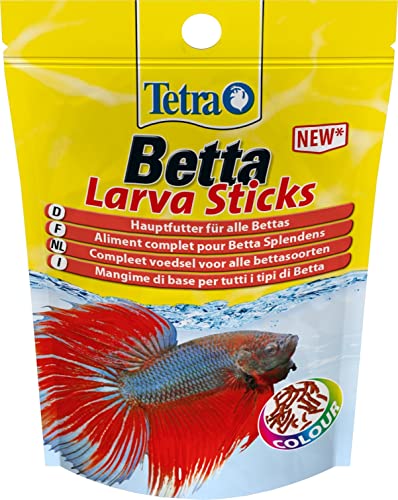 Tetra Betta Larva Sticks - Fischfutter in Form von Futtersticks für Kampffische und andere Labyrinthfische, 5 g von Tetra