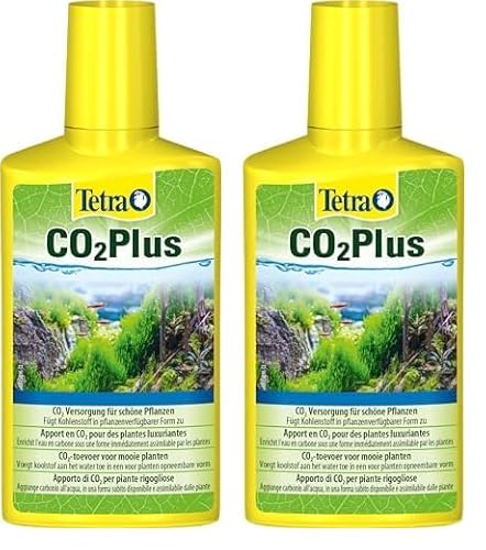 Tetra CO2 Plus flüssiger Kohlenstoff-Dünger für prächtige Aquarienpflanzen, 250 ml Flasche (Packung mit 2) von Tetra