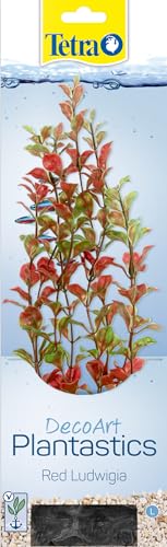 Tetra DecoArt künstliche Wasser-Pflanzen für das Aquarium, naturgetreue Nachbildung, Red Ludwigia von Tetra