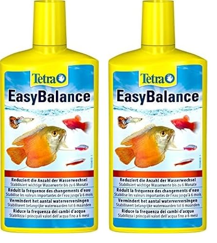 Tetra EasyBalance - Langzeitpflege für biologisch gesundes Aquariumwasser und eine reduzierte Anzahl der Wasserwechsel, 500 ml Flasche (Packung mit 2) von Tetra