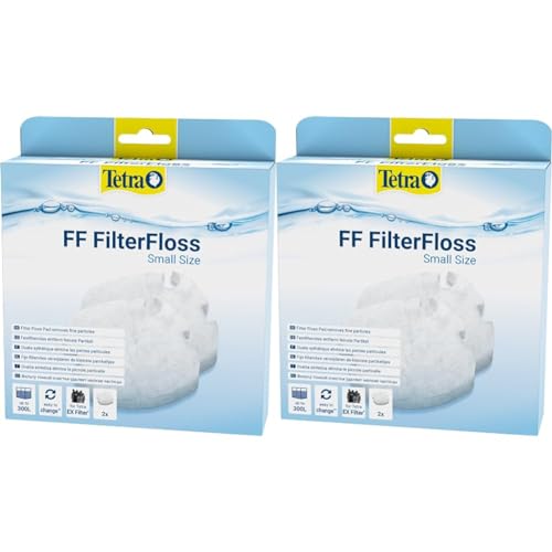 Tetra FF FilterFloss Small - Feinfiltervlies Aquarium Außenfilter EX 400 Plus bis 1000 Plus (Packung mit 2) von Tetra