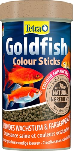 Tetra Goldfish Colour Sticks, Futtersticks für Goldfische zur Entfaltung der natürlichen Farbenpracht, 250 ml Dose von Tetra