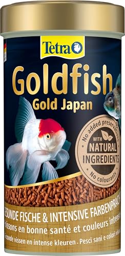 Tetra Goldfish Gold Japan - Premium Fischfutter in Form von Mini Sticks für japanische Goldfische und andere exotische Goldfische, 250 ml Dose von Tetra