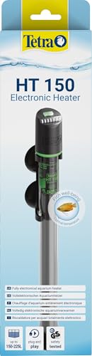 Tetra HT 150 Heizer für 150-255 L Aquarien - leistungsstarker Aquarienheizer zur Abdeckung unterschiedlicher Leistungsstufen mit Temperatureinstellknopf von Tetra