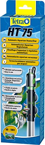 Tetra HT75 Heizer für 60-100 L Aquarien - leistungsstarker Aquarienheizer zur Abdeckung unterschiedlicher Leistungsstufen mit Temperatureinstellknopf von Tetra