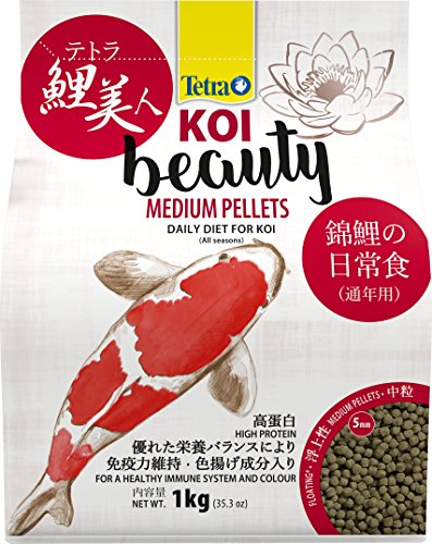 Tetra KOI Beauty Medium (Premium-Hauptfutter für Gesundheit und Farbenpracht, geeignet für größere Koi ab 20 cm), 4 L Beutel, 1er Pack (1 x 4 ml) von Tetra