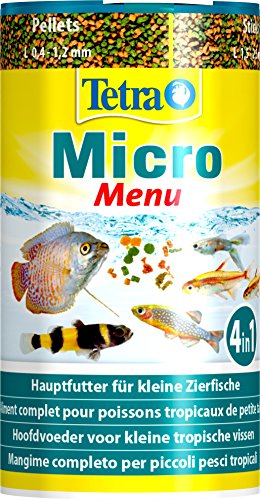 Tetra Micro Menu, Futter für Aquarienfische mit kleinem Maul, 6 X 100ml von Tetra