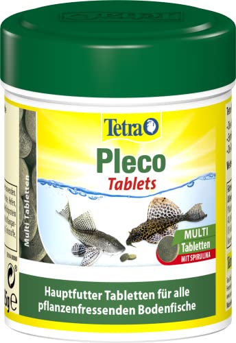 Tetra Pleco Tablets – Nährstoffreiches Fischfutter für alle pflanzenfressenden Bodenfische (z.B. Welse), 275 Tabletten von Tetra