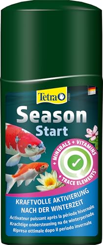 Tetra Pond SeasonStart - aktiviert den Gartenteich nach der Winterzeit, enthält wichtigen Mineralien für Fische und Pflanzen, 250 ml Flasche von Tetra