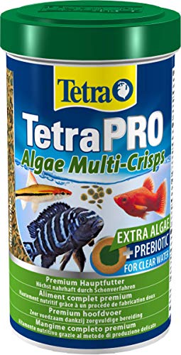 Tetra Pro Algae Multi-Crisps - Premium Fischfutter mit Algenkonzentrat für erhöhte Widerstandskraft, 500 ml von Tetra