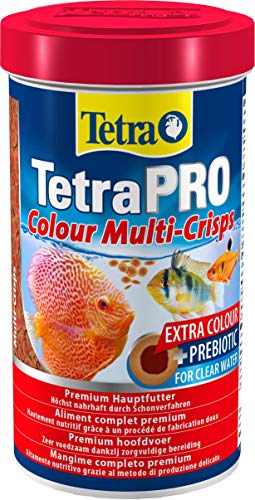 Tetra Pro Colour Multi-Crisps - Premium Fischfutter mit Farbkonzentrat für schöne, farbenprächtige Fische, 500 ml von Tetra