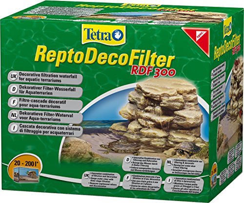 Tetra ReptoDecoFilter RDF 300 (für Aquaterrarien von 20 bis 200 Liter, beseitigt Schmutzpartikel, Wasserfärbungen und Gerüche, sorgt für klares und gesundes Wasser) von Tetra