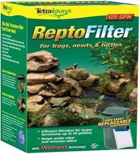 Tetra ReptoFilter für Terrarien, für Frösche, Nachrichten und Schildkröten, 125 GPH von Tetra