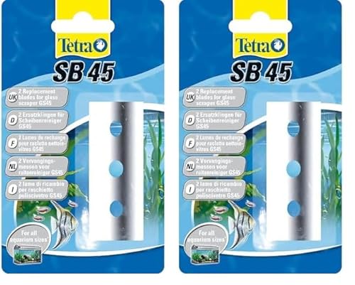 Tetra SB 45 - Ersatzklingen für Tetra GS 45 Aquarien-Scheibenreiniger, 2 Stück/Packung (Packung mit 2) von Tetra