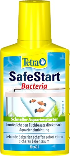 Tetra SafeStart Aquarienstarter - mit lebenden nitrifizierenden Bakterien, erlaubt den schnellen Einsatz von Fischen, 50 ml Flasche von Tetra