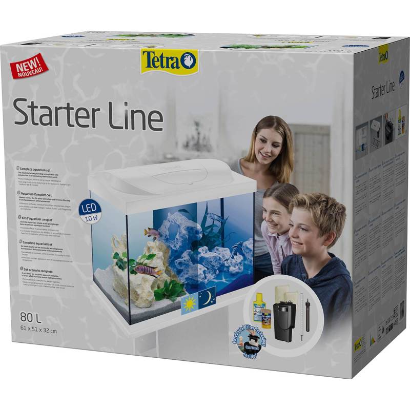 Tetra Starter Line LED Aquarium 80L weiß von Tetra