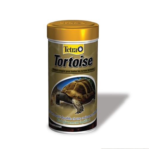 Tetra Schildkrötenfutter 250 g Meeresfrüchte Flocken für Schildkröten, Adult, alle Geschlechter, Reptilien, aktiv, trocken lagern, 0.08 kg von Tetra