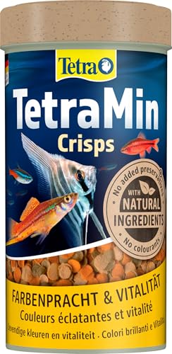 TetraMin Crisps - Fischfutter für alle Zierfische, nährstoffreiche Mischung für gesunde Fische und klares Wasser, 250 ml Dose von Tetra