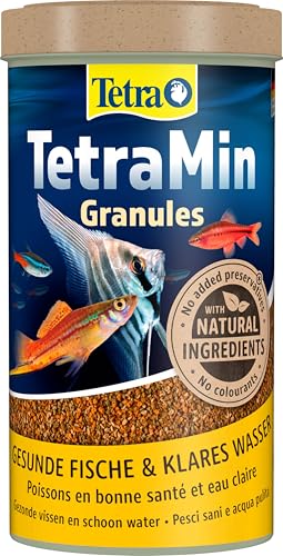 TetraMin Granules - langsam absinkendes Fischfutter, ideal für Fische in der mittleren Wasserschicht des Aquariums, 500 ml Dose von Tetra