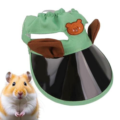 Haustiersonnenhut, Hunde Sonnenschutzhut - Kitten Sport Caps | Pet Sun Protection Caps Verstellbare Reise Sport Hat Visor Sunbonnet Outfit für kleine Welpen von Tewzafiya