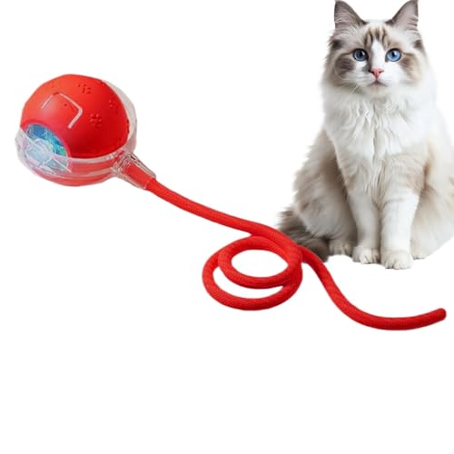 Katzenspielzeugball für Hauskatzen, automatisches Katzenspielzeug | Schnell rollende Katzenspielzeugbälle Kätzchenspielzeug,Katzen-Teaser-Ball, Katzenspielzeug, 3 Modi, interaktiver Spaß für alle Katz von Tewzafiya