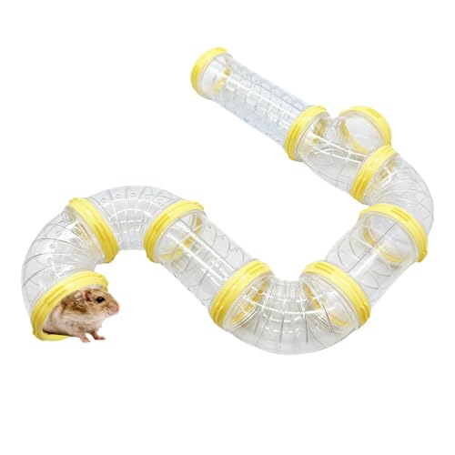 Hamster Tube Toy DIY Assorted Toy Playground Tunnel Excercise for Dwarf Mouse Hamster or Other Small Animals von Tfwadmx