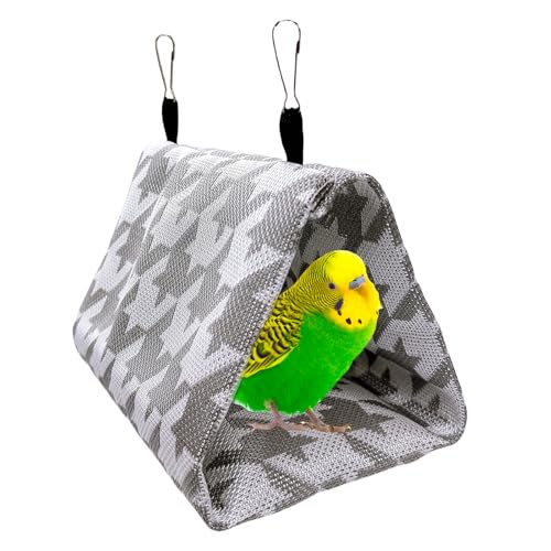 Tfwadmx Vogelzelt, Papageien-Hängematte, Hütte, Hängenest für Käfig, kuschelig, Schlafbett, Versteck, Höhle für Eklektus, Sittiche, Nymphensittiche, Kakadus, Lovebird von Tfwadmx