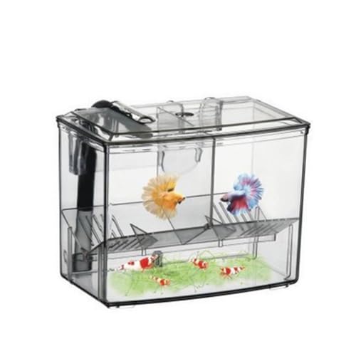 Thaookte Aquarium-Fischzuchtbox, doppellagige Fischzuchtbox für Aquarium, Garnelenbecken, tropische Fische, kleines Aquarium, kleine Aquarien für Babyfische, Garnelen, Betta, Guppy, tropische Fische, von Thaookte