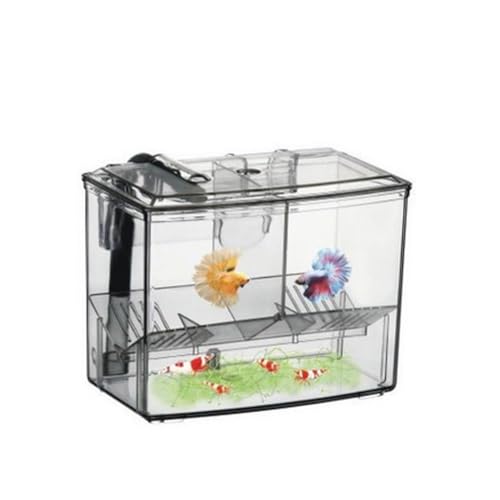 Thaookte Aquarium-Fischzuchtbox, doppellagige Fischzuchtbox für Aquarium, Garnelenbecken, tropische Fische, kleines Aquarium, kleine Aquarien für Babyfische, Garnelen, Betta, Guppy, tropische Fische, von Thaookte