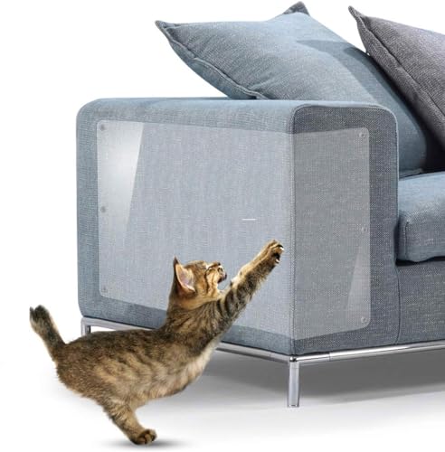 Thapncow Anti Kratz Folie für Katzen, AntiKratz Tape für Möbel Couch Sofa Wand Tür Schutz, Selbstklebend Kratzschutzfolie Transparent, de sofá von Thapncow