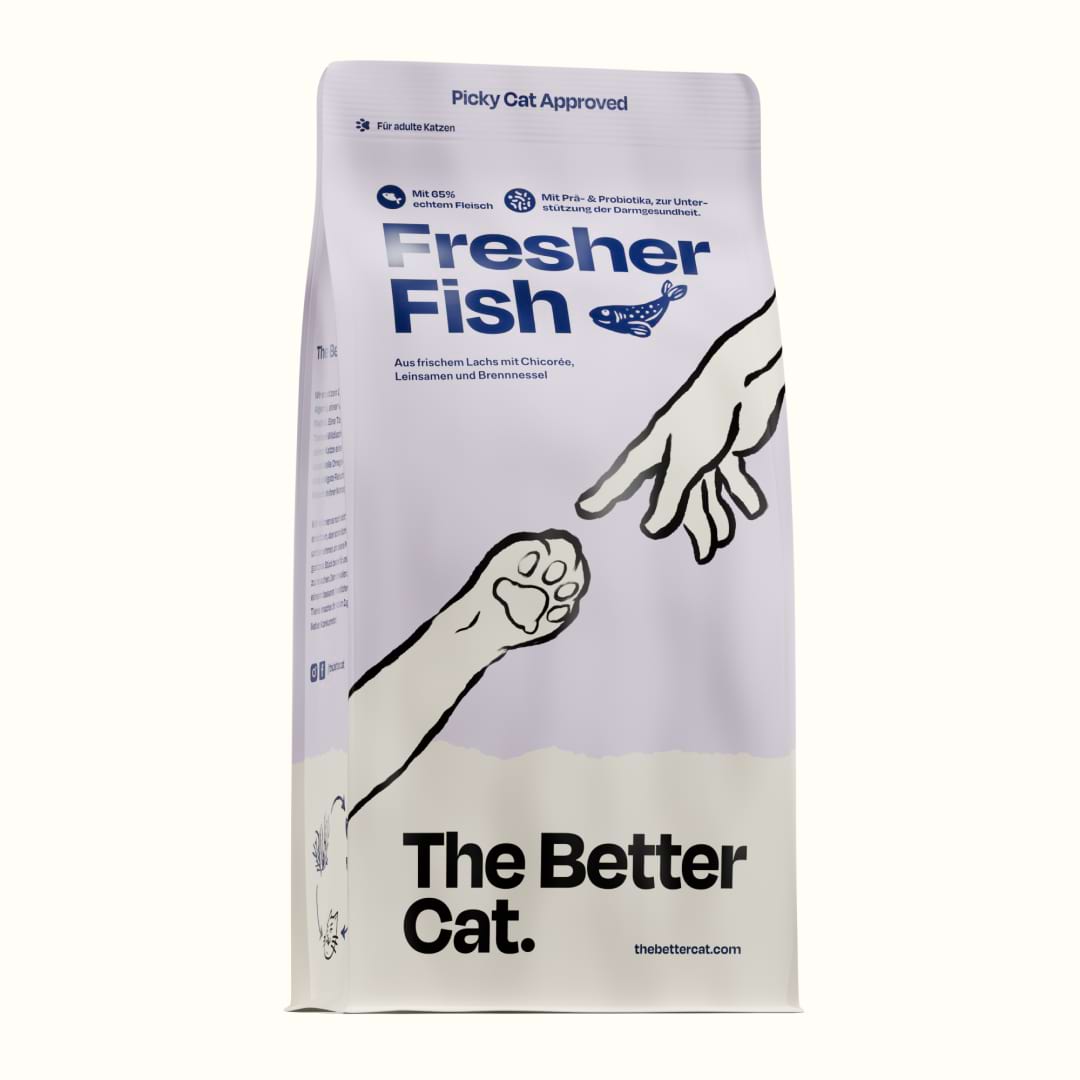 1kg Katzenfutter mit 65% frischem Lachs, ohne Getreide von The Better Cat 1kg Katzenfutter mit 65% frischem Lachs, ohne Getreide von The Better Cat von The Better Cat