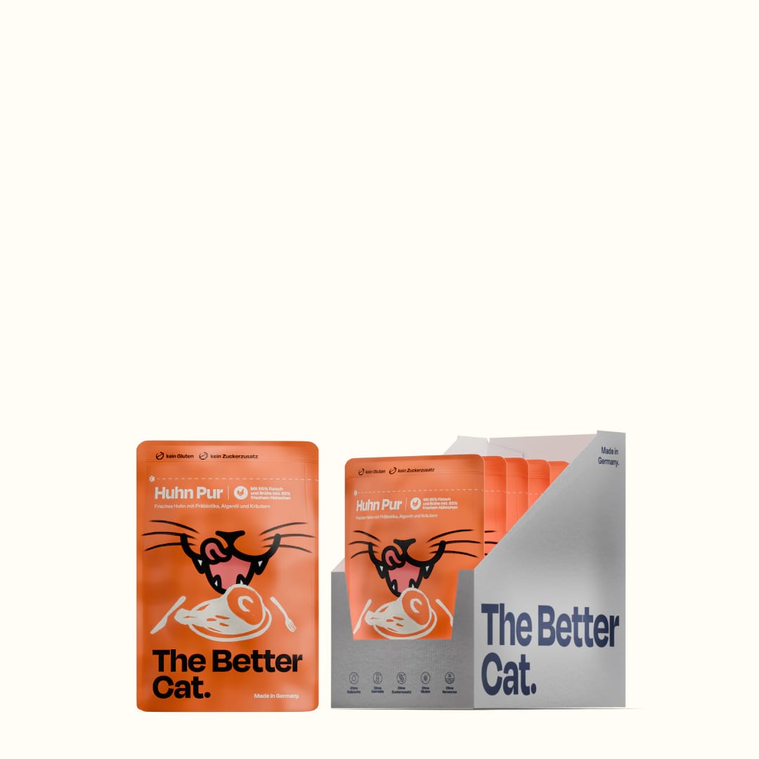 7x85g Huhn Pur Monoprotein Katzen-Nassfutter - The Better Cat 7x85g Huhn Pur Monoprotein Katzen-Nassfutter - The Better Cat von The Better Cat