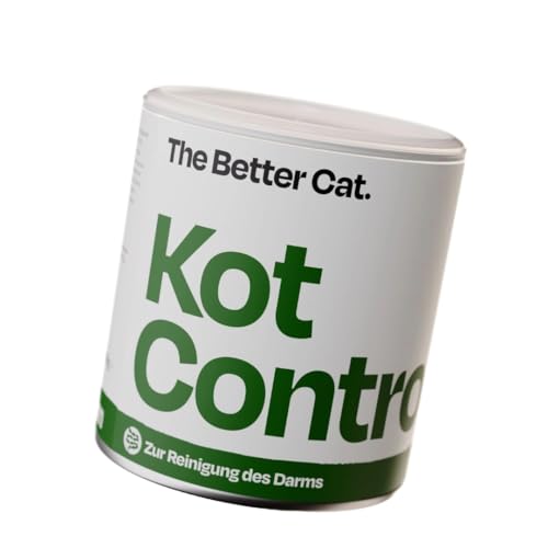 The Better Cat Kot Control - Durchfall Katze, Darmsanierung Katze, Darmflora Katze aufbauen, Ergänzungsfuttermittel für Katzen bei Durchfall, Unterstützt bei der Verdauung von The Better Cat