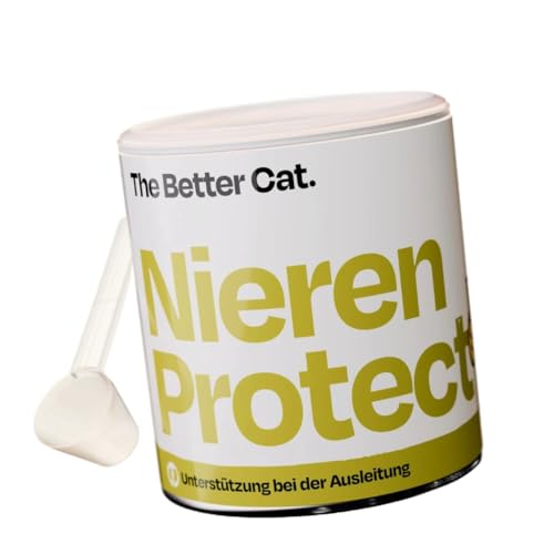 The Better Cat Nieren Protect - Nierenfutter Katze, Katzenfutter Niereninsuffizienz, Ergänzungdfuttermittel Katze, Unterstützt die Nierenfunktion und Harnwegsfunktion von Katzen | 100% Natürlich von The Better Cat