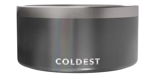 Coldest Hundenapf – Edelstahl, rutschfest, kein Auslaufen, rutschfest, aus Metall, isolierte Hundenäpfe, Katzen, Futternapf für Hunde, große, mittelgroße und kleine Rassen (600 ml, Stardust Glitter) von The Coldest Water