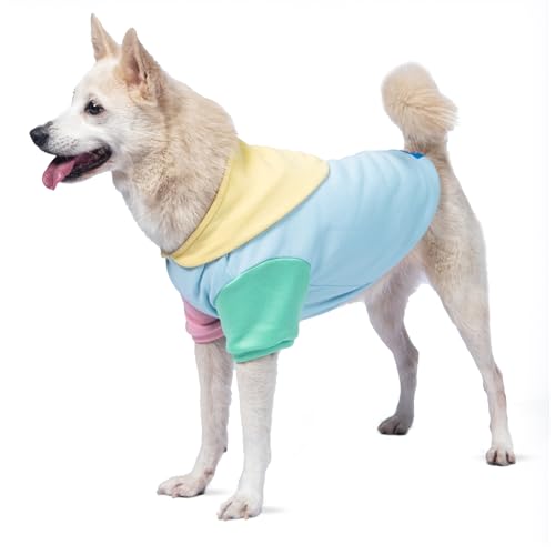 The Dodo Kapuzenpullover für Hunde, Pastellfarben, Größe L, Alltagskleidung für Hunde, süßes Hunde-Sweatshirt, süße Kleidung für Hunde, The Dodo für Hunde von The Dodo