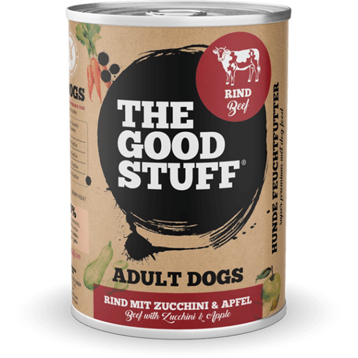 The Goodstuff Adult Rind mit Zucchini & Apfel 6x400g von The Goodstuff