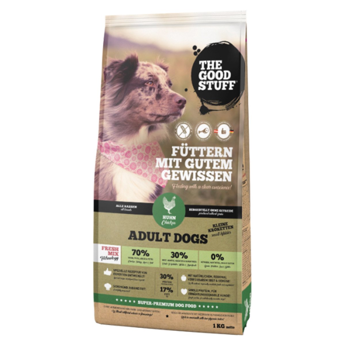 The Goodstuff Minis Adult Huhn 1kg von The Goodstuff