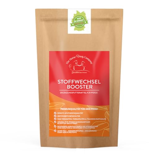 The Horse Vitality Company Stoffwechselbooster für Pferde 1 kg Pulver | Mischung aus Kräutern, Zink & Magnesium | Fellwechsel, Immunsystem & Vitalität | 100% natürlich | Made in Germany The Horse Vitality Company Stoffwechselbooster für Pferde 1 kg Pulver | Mischung aus Kräutern, Zink & Magnesium | Fellwechsel, Immunsystem & Vitalität | 100% natürlich | Made in Germany von The Horse Vitality Company Gesundheit zum Fressen