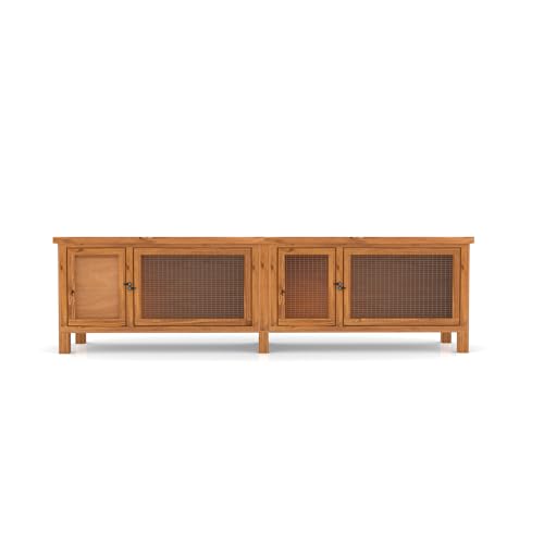 Orpington Inside-Outside Vollständig montierter Stall (1,8 m XXL) von The Hutch Company