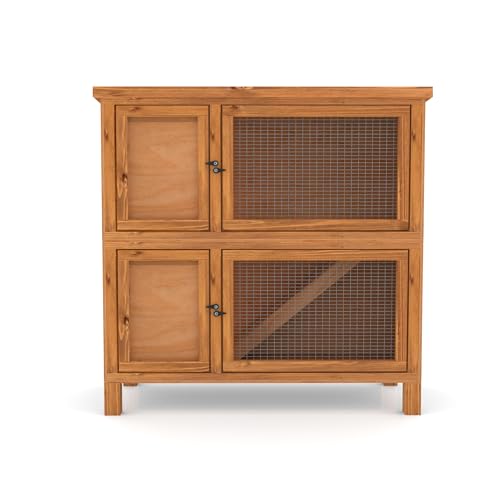 Orpington Stall für innen und außen, komplett montiert, 91 cm Doppelbett von The Hutch Company