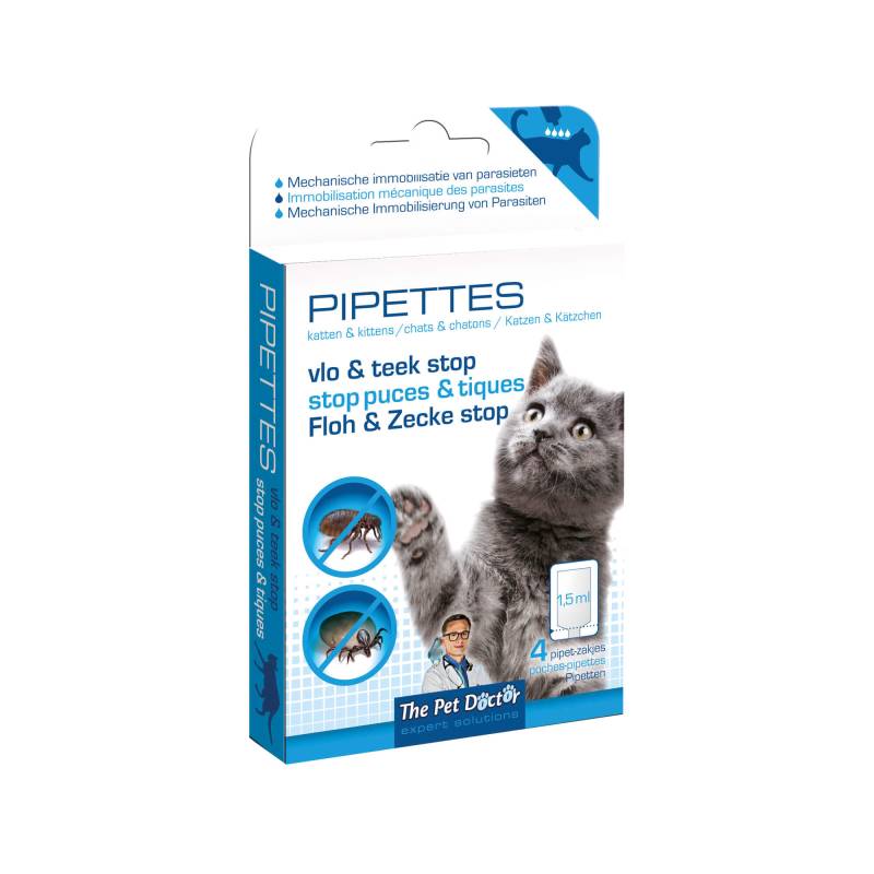 TPD Floh & Zecke Stop Katze - 4 Pipetten von The Pet Doctor